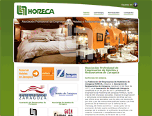 Tablet Screenshot of horecazaragoza.com
